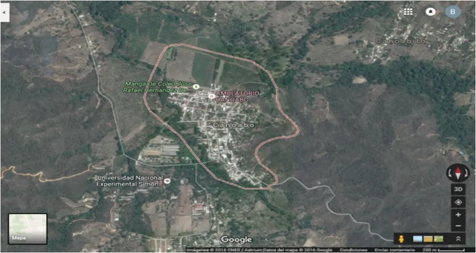 Bejuma map